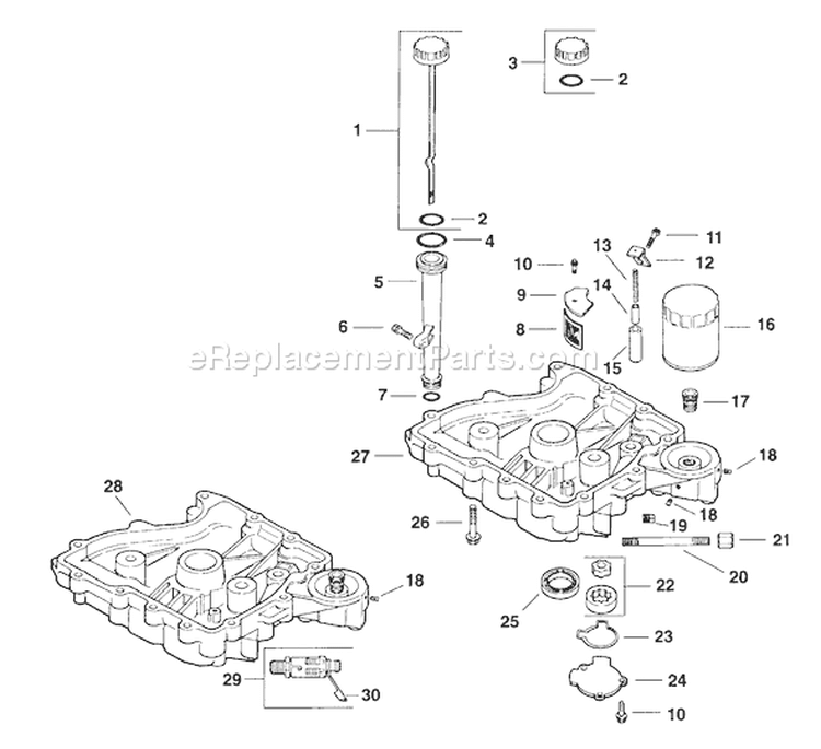 Page G Diagram and Parts List for CV15-41521  Kohler Engine