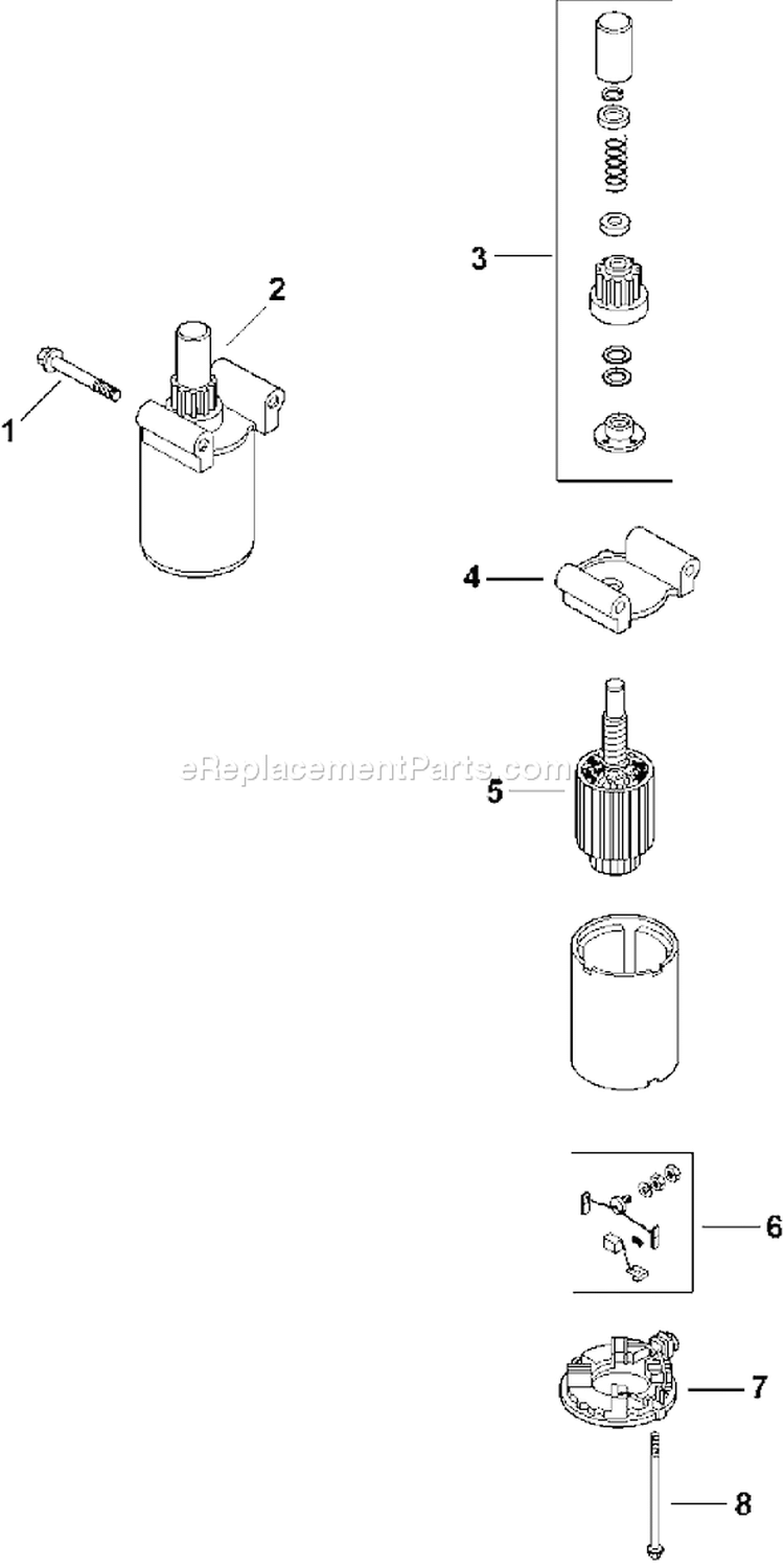Page L Diagram and Parts List for CV16S-43516  Kohler Engine