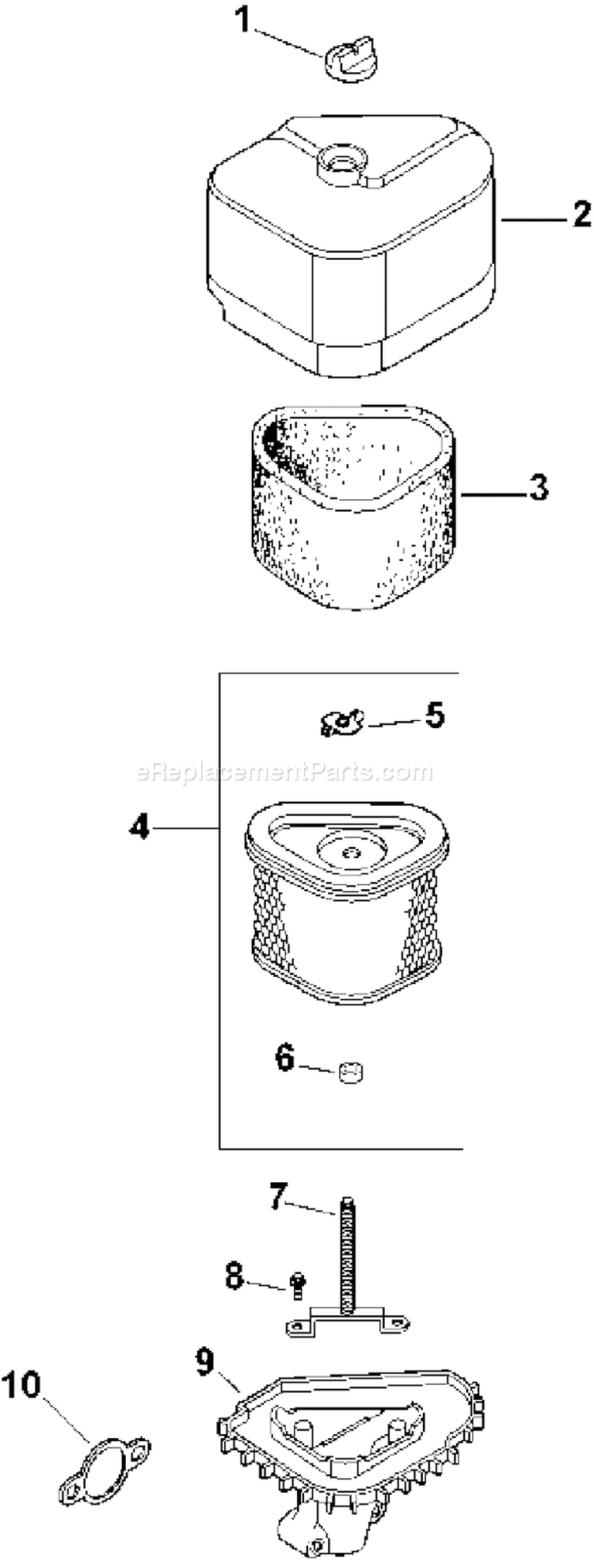 Page A Diagram and Parts List for CV13T-21530  Kohler Engine