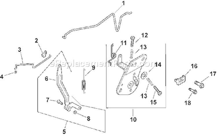 Page F Diagram and Parts List for CV16S-43514  Kohler Engine