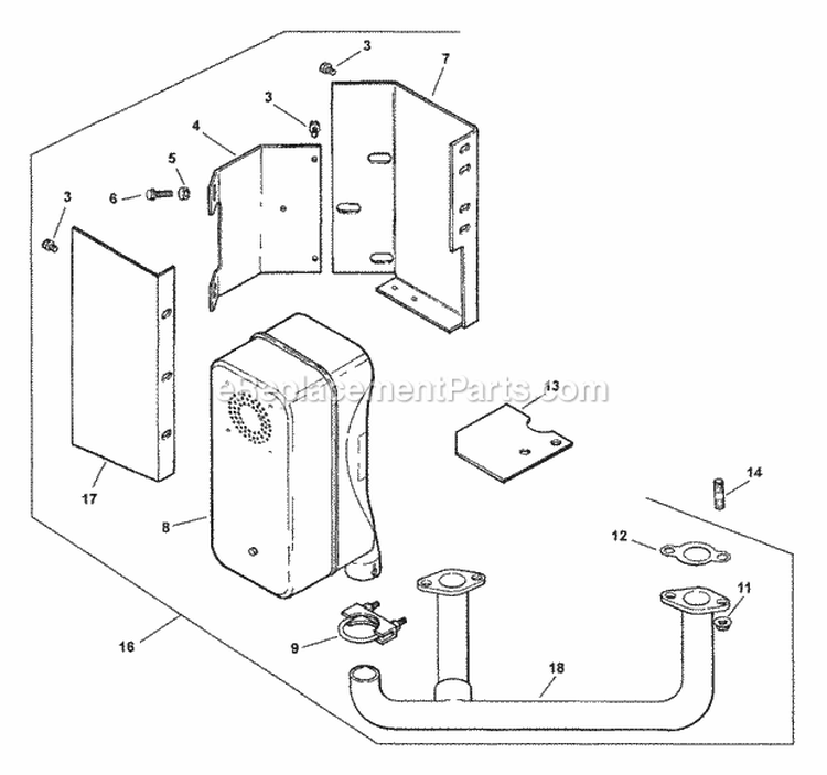 Page I Diagram and Parts List for CV18-61512  Kohler Engine
