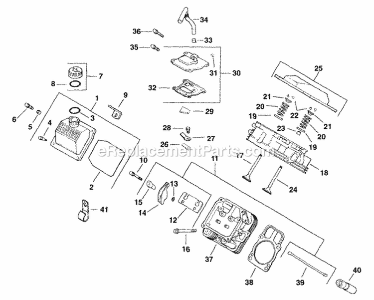 Page I Diagram and Parts List for CH18-62612  Kohler Engine