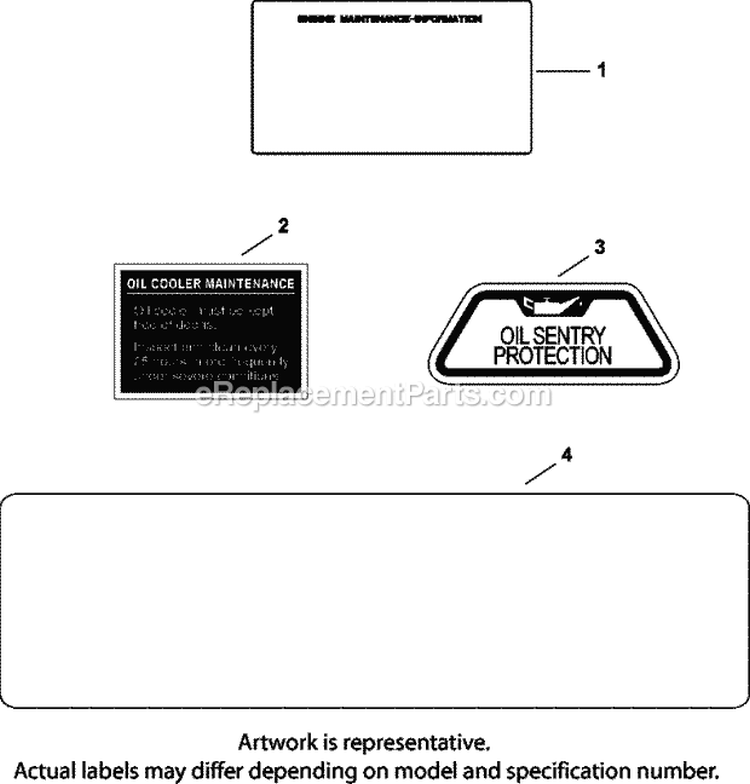 Page F Diagram and Parts List for CV18-61544  Kohler Engine