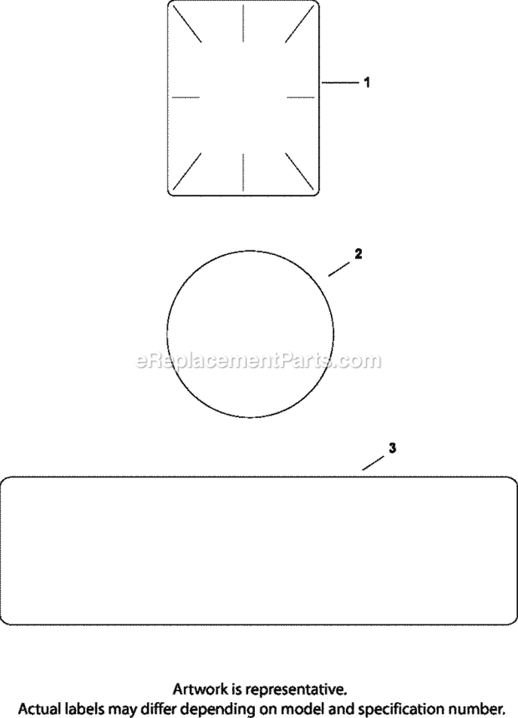 Page E Diagram and Parts List for CV18-61564  Kohler Engine