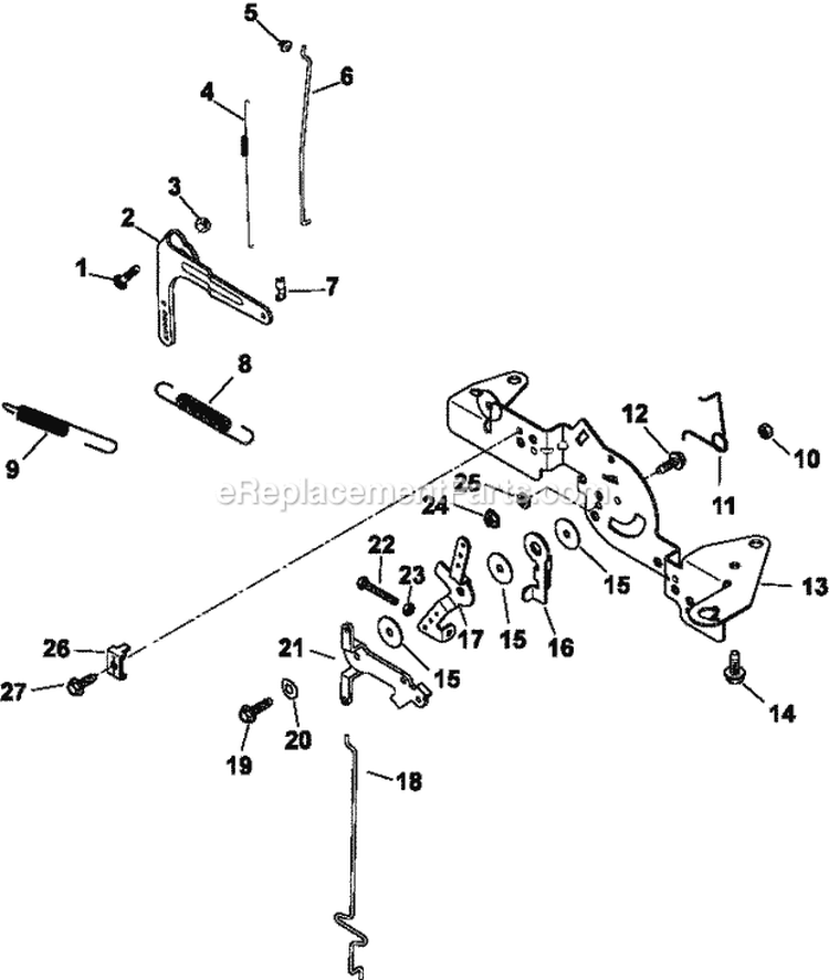Page G Diagram and Parts List for CV18-61533  Kohler Engine