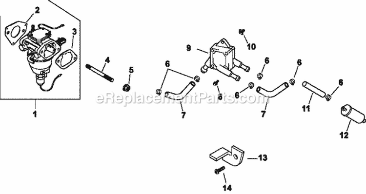 Page I Diagram and Parts List for CV18-61568  Kohler Engine