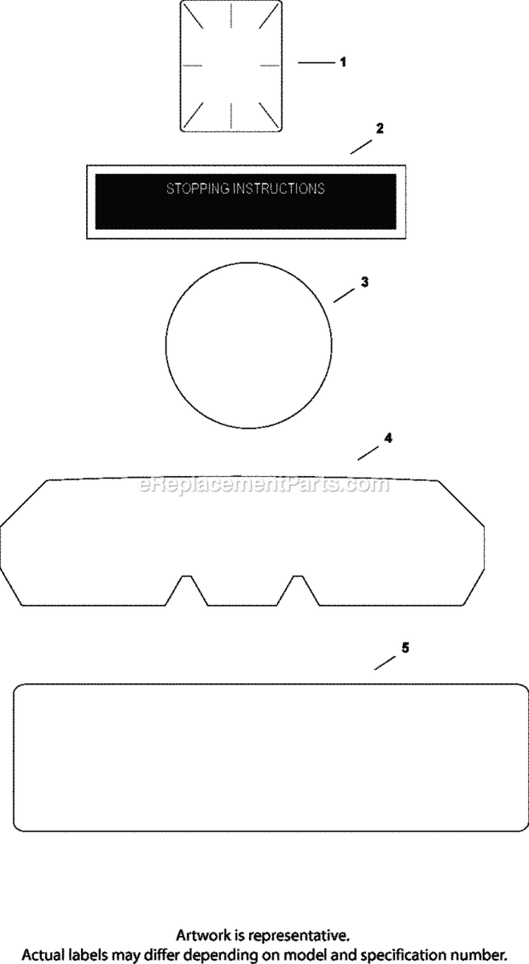 Page E Diagram and Parts List for CV18-61570  Kohler Engine