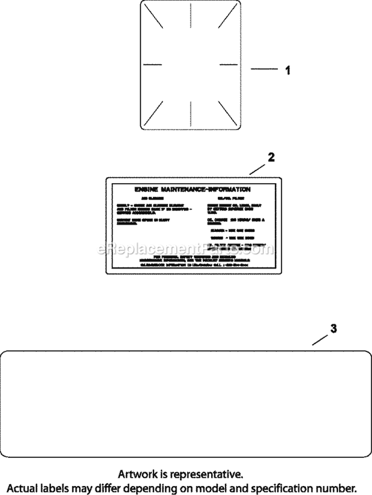 Page E Diagram and Parts List for CV18-61575  Kohler Engine