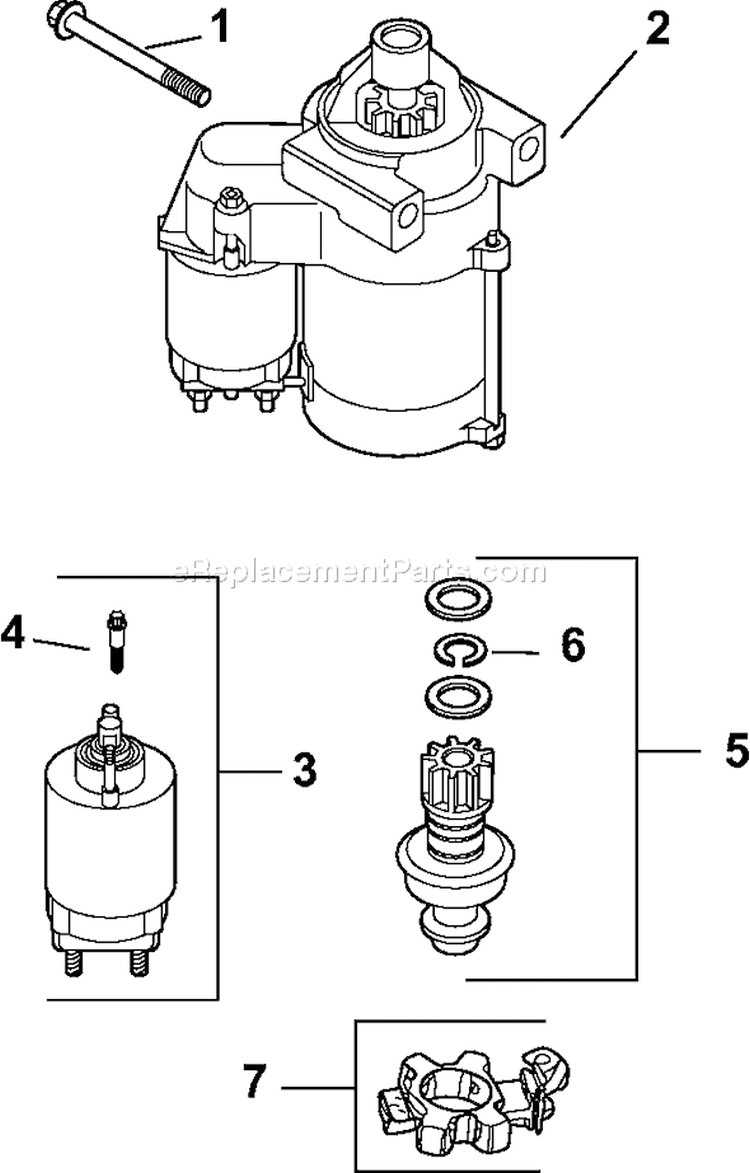 Page O Diagram and Parts List for CV18S-61574  Kohler Engine