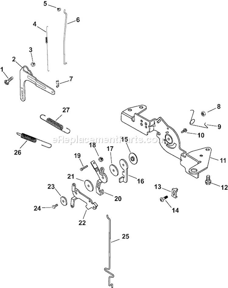 Page F Diagram and Parts List for CV18S-61574  Kohler Engine