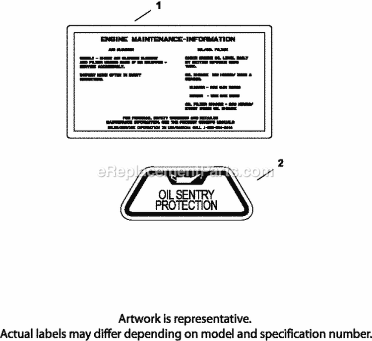 Page L Diagram and Parts List for CV20-65540  Kohler Engine