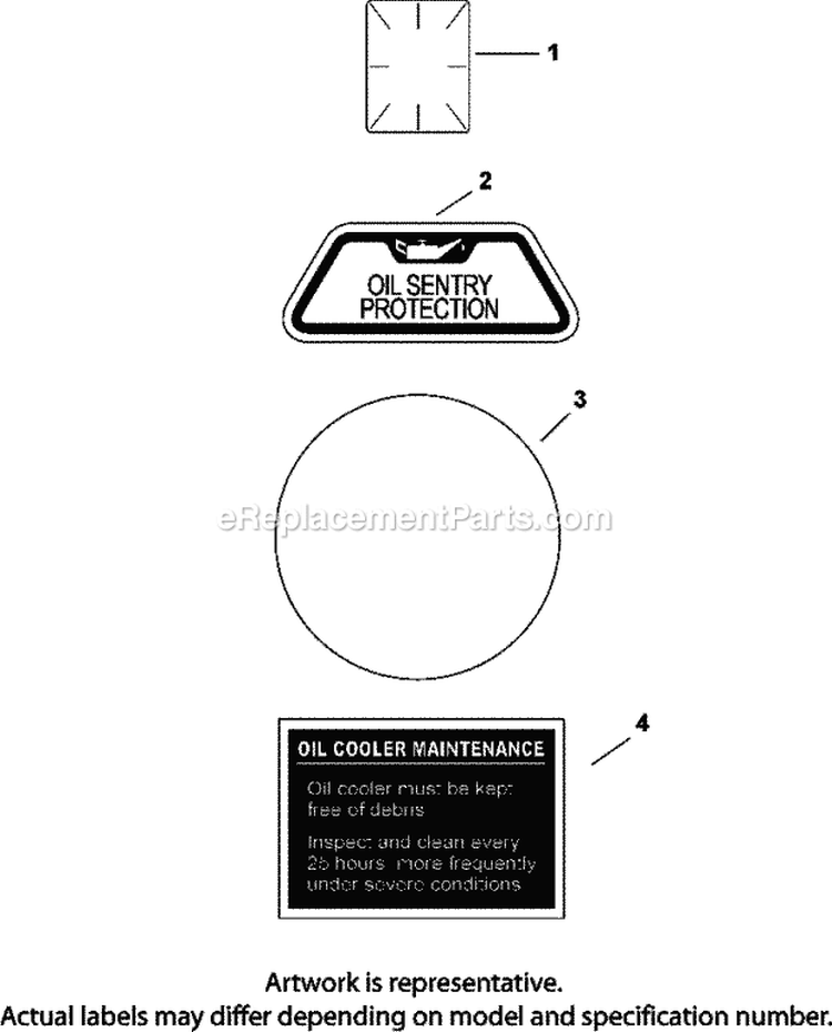 Page F Diagram and Parts List for CV20-65543  Kohler Engine