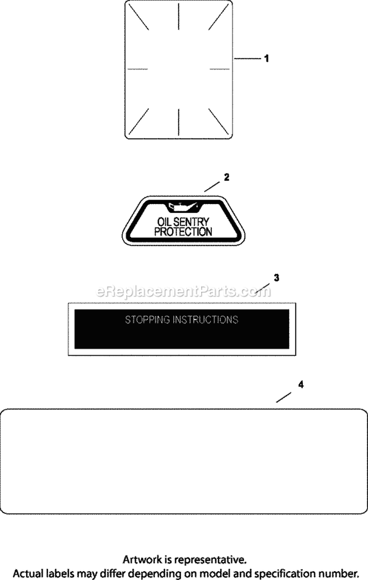 Page E Diagram and Parts List for CV20-65602  Kohler Engine