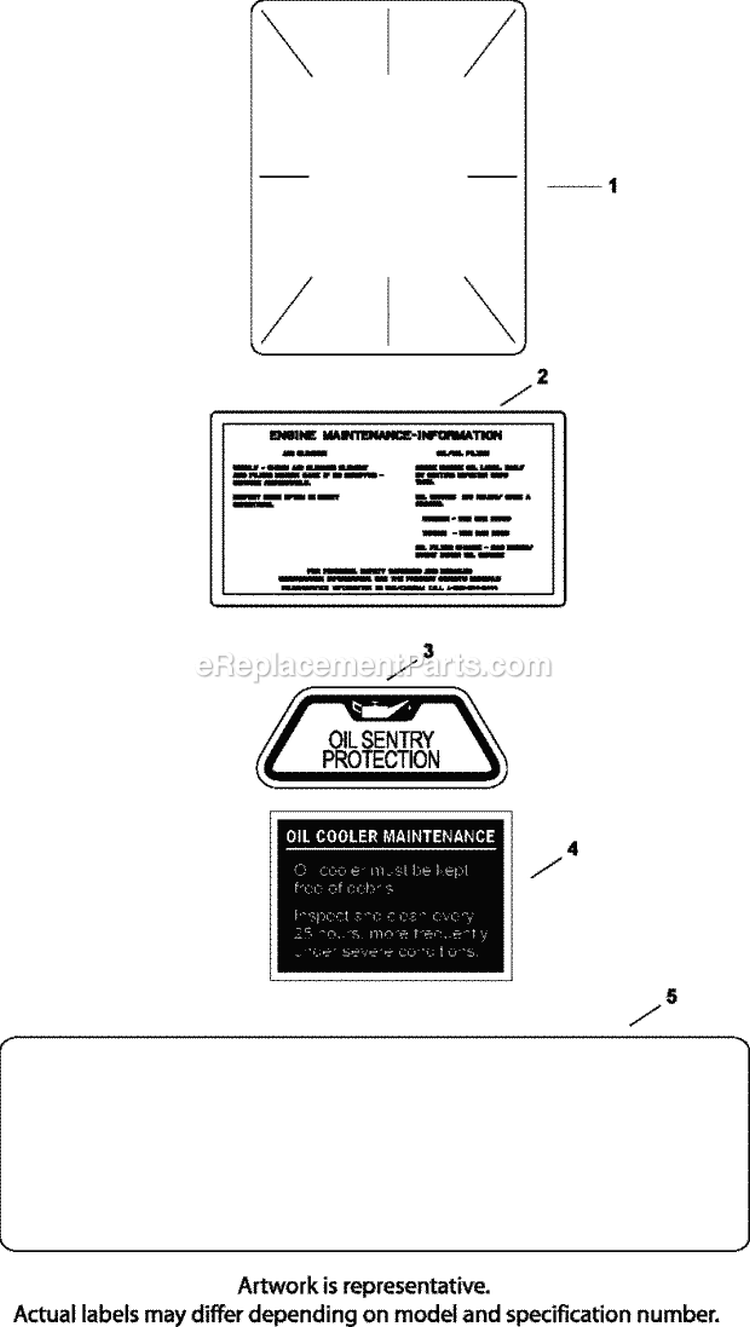 Page E Diagram and Parts List for CV20-65604  Kohler Engine