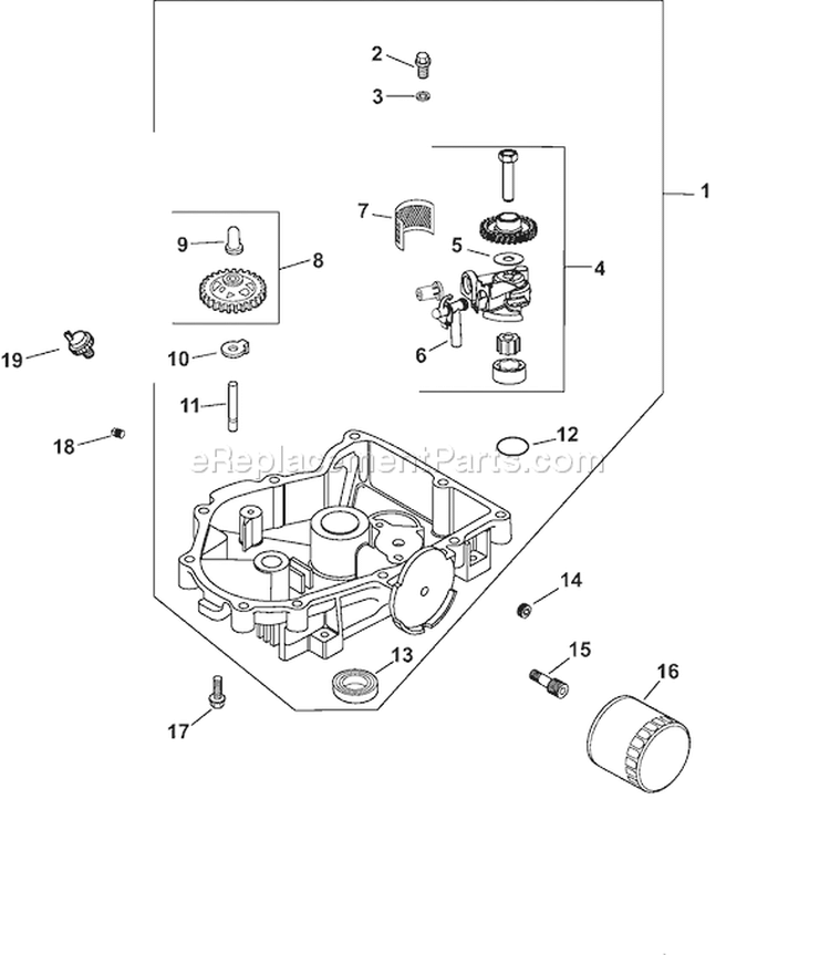Page L Diagram and Parts List for CV20S-65595  Kohler Engine