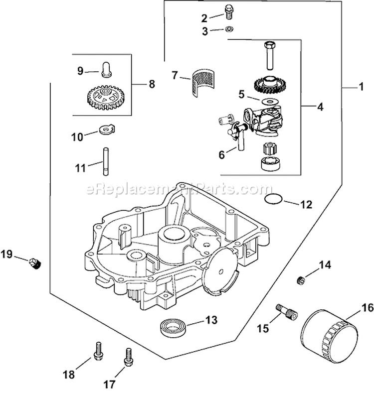 Page L Diagram and Parts List for CV20S-65599  Kohler Engine