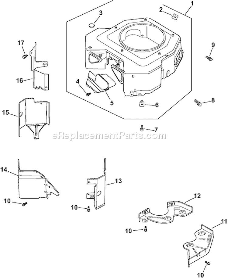 Page B Diagram and Parts List for CV20S-65599  Kohler Engine
