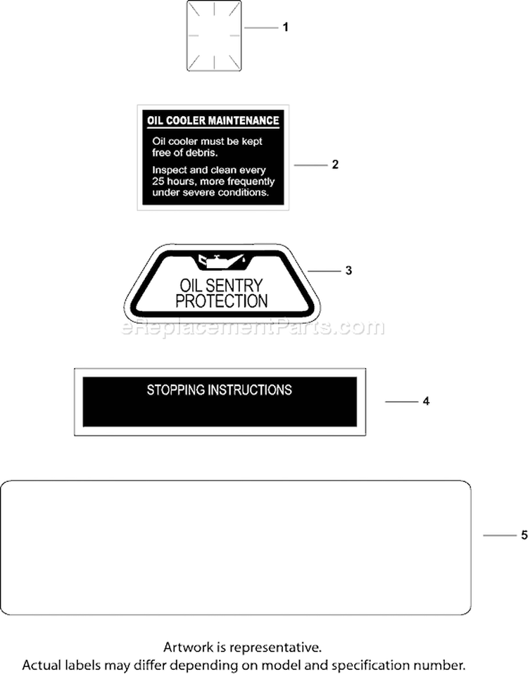 Page E Diagram and Parts List for CV20S-65603  Kohler Engine