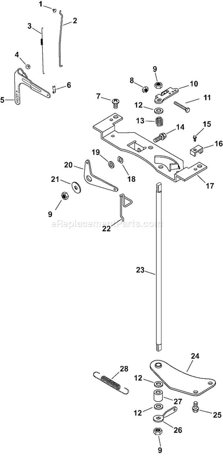 Page F Diagram and Parts List for CV20S-65603  Kohler Engine