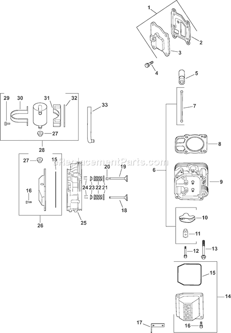 Page I Diagram and Parts List for CV20S-65599  Kohler Engine