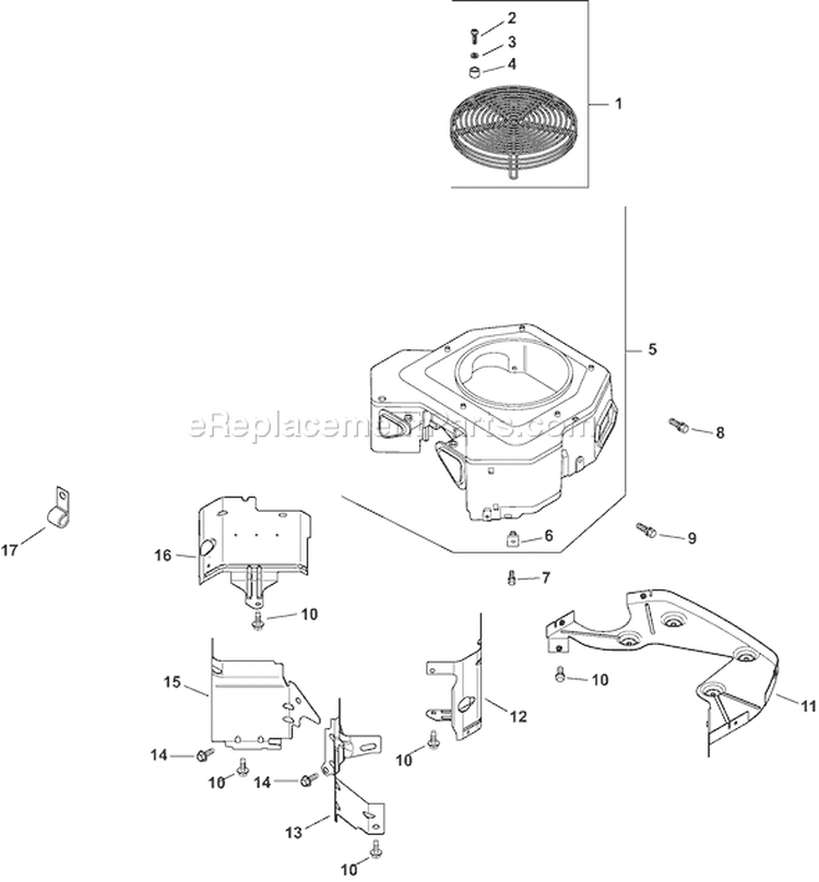 Page B Diagram and Parts List for CV20S-65606  Kohler Engine