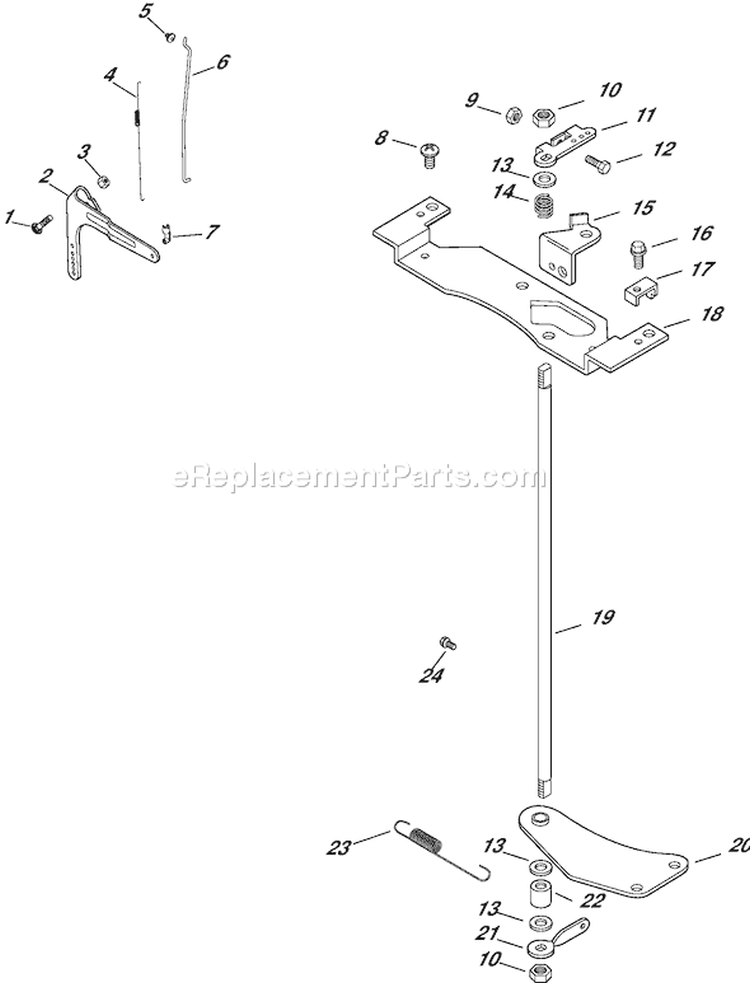 Page F Diagram and Parts List for CV20S-65606  Kohler Engine