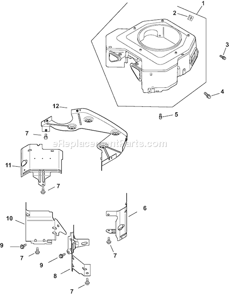 Page B Diagram and Parts List for CV18S-61576  Kohler Engine