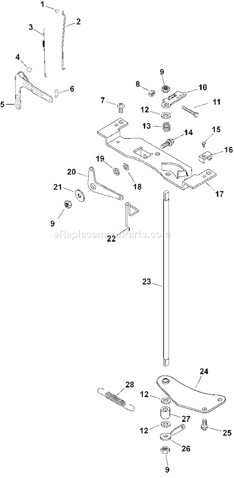 Page F Diagram and Parts List for CV20S-65616  Kohler Engine