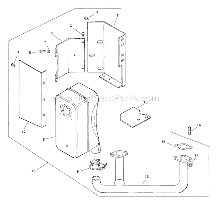 Page H Diagram and Parts List for CV20-65514  Kohler Engine