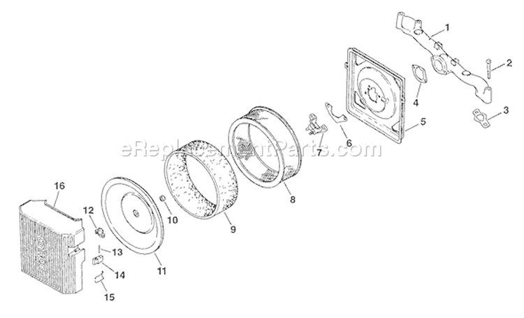 Page A Diagram and Parts List for CV20-65500  Kohler Engine