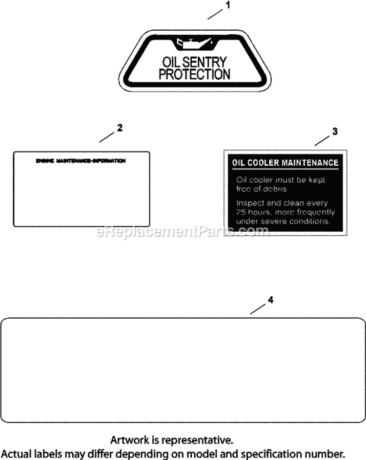 Page E Diagram and Parts List for CV22-67535  Kohler Engine