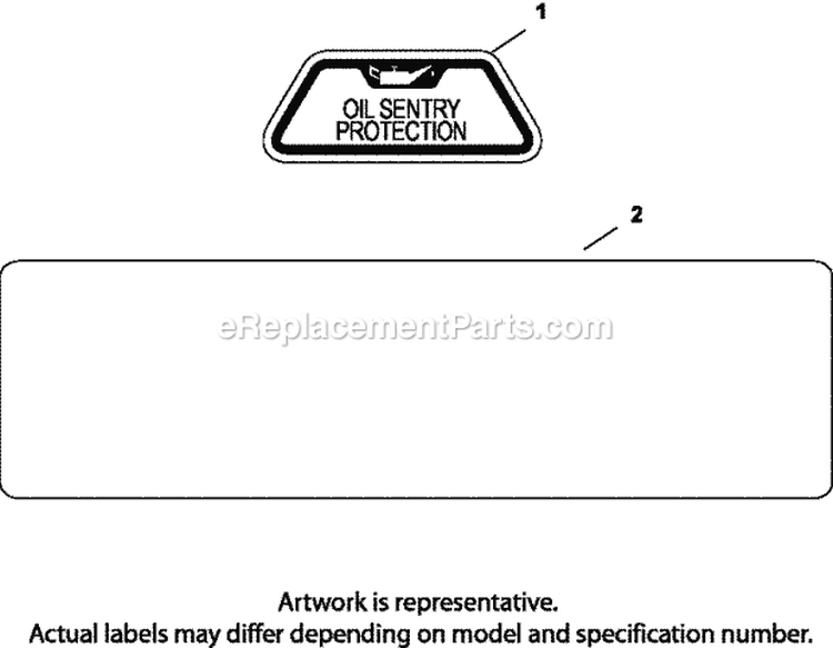 Page E Diagram and Parts List for CV22-67541  Kohler Engine