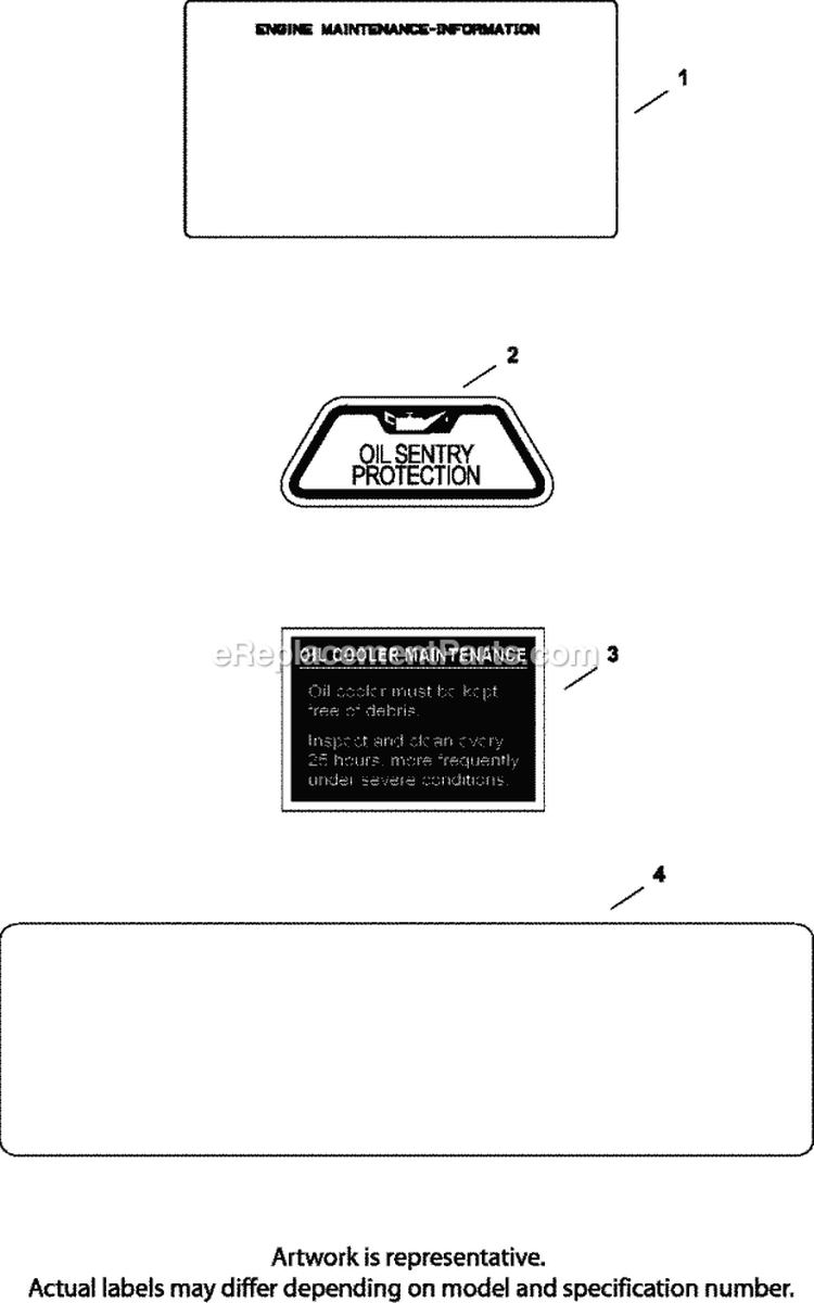 Page E Diagram and Parts List for CV22-75525  Kohler Engine