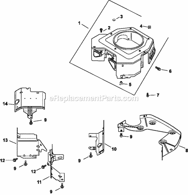Page C Diagram and Parts List for CH18-62629  Kohler Engine