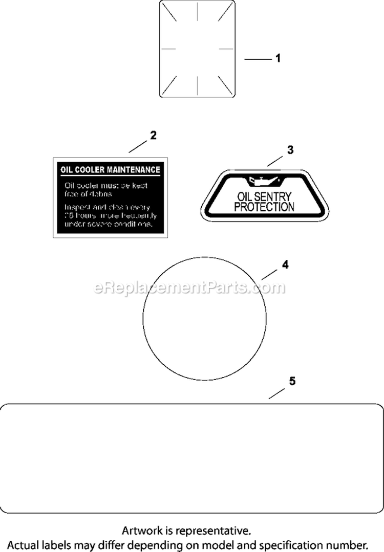 Page E Diagram and Parts List for CV23-75541  Kohler Engine
