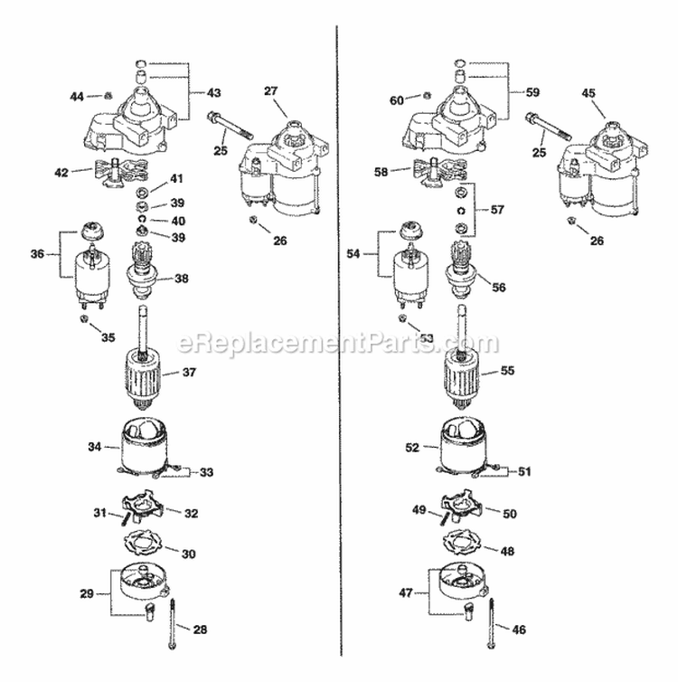 Page N Diagram and Parts List for CV20-65527  Kohler Engine