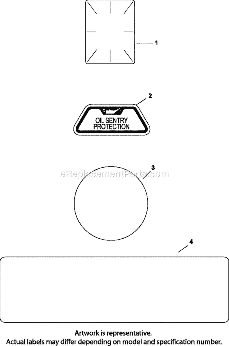 Page E Diagram and Parts List for CV22-75529  Kohler Engine