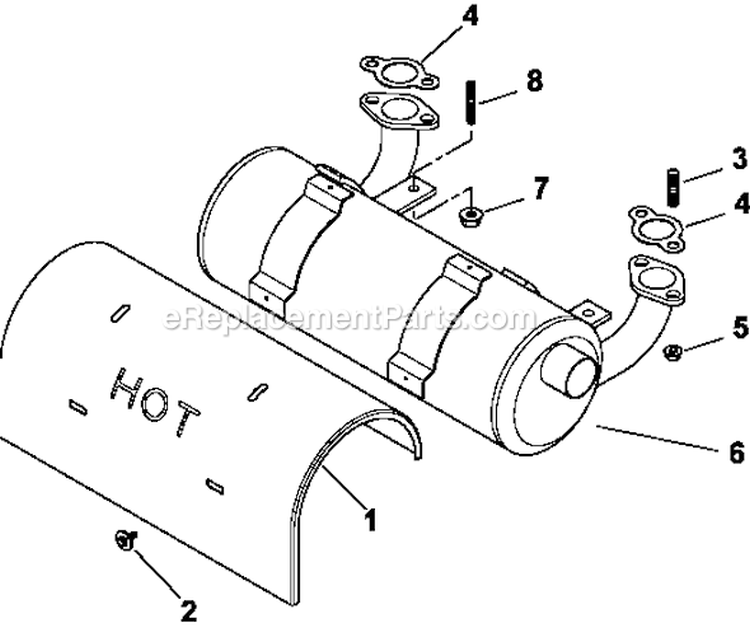 Page G Diagram and Parts List for CV23-75545  Kohler Engine