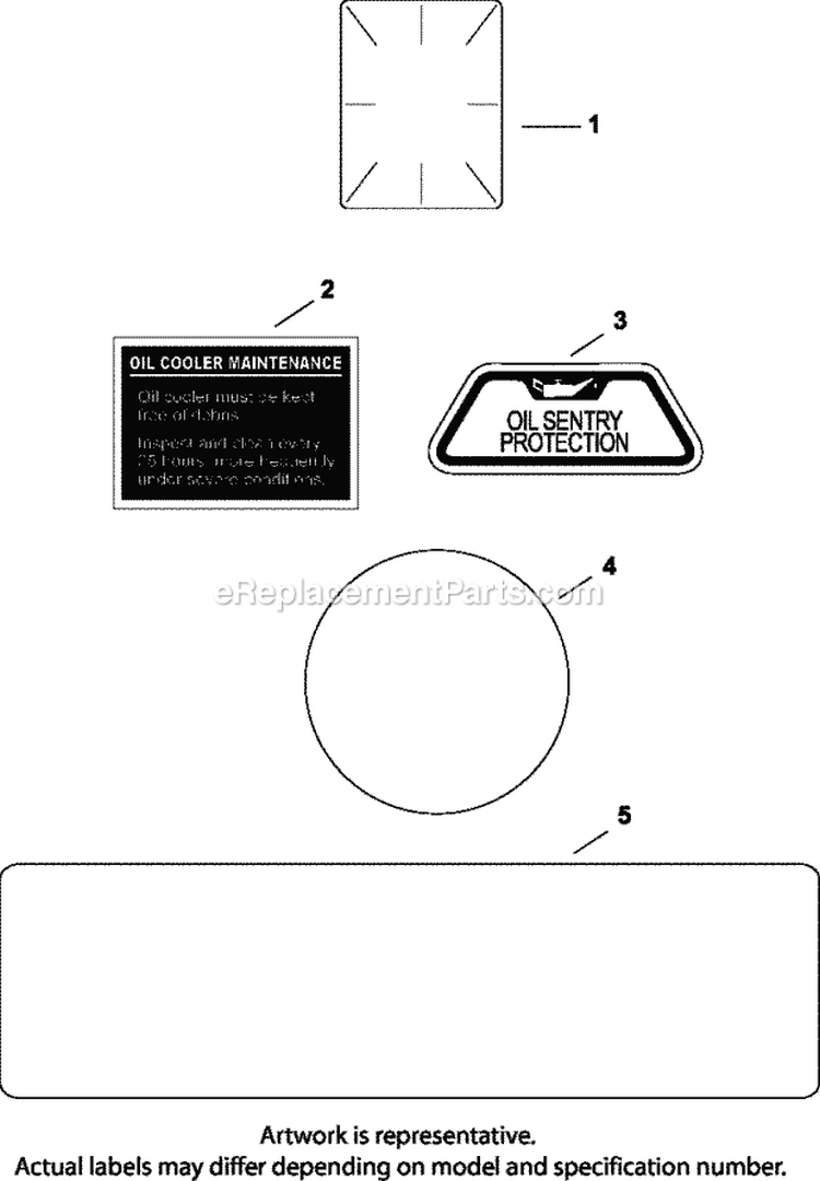 Page E Diagram and Parts List for CV23-75531  Kohler Engine