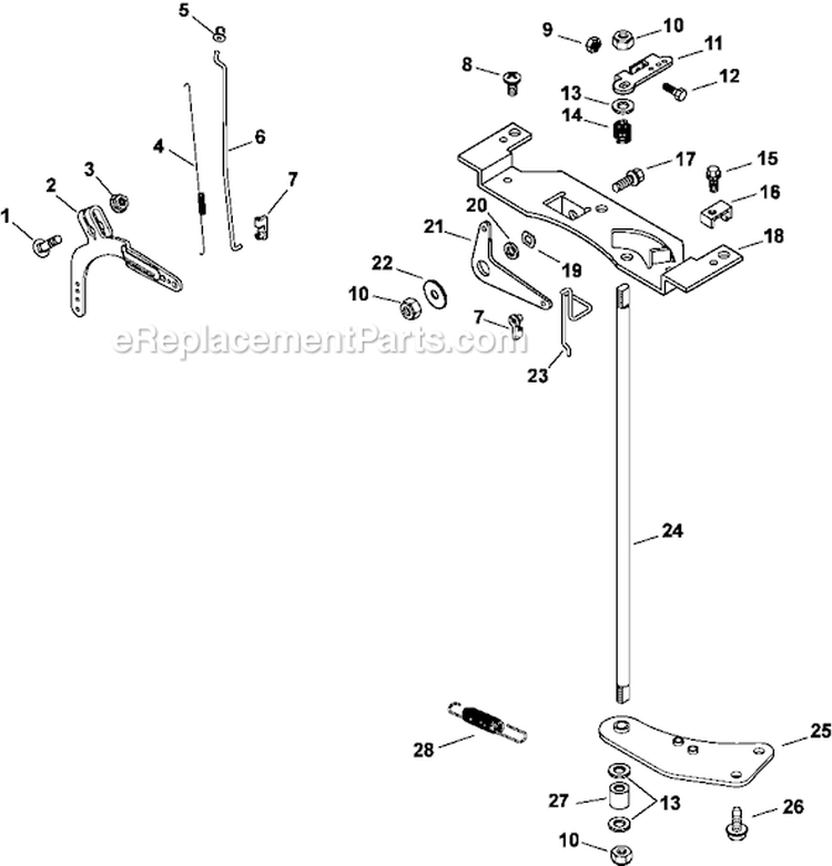 Page D Diagram and Parts List for CV23-75559  Kohler Engine