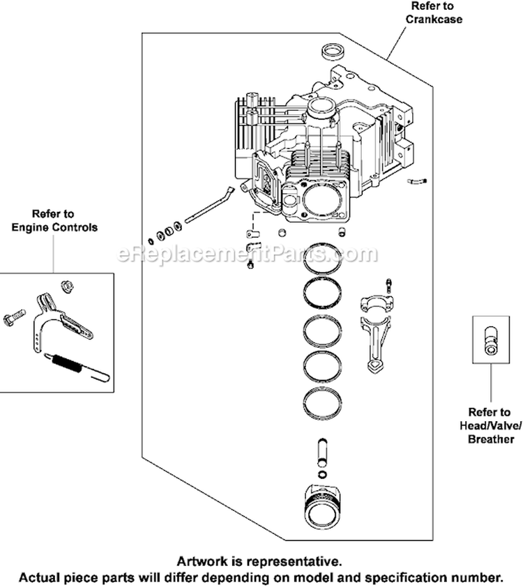 Page I Diagram and Parts List for CV23-75559  Kohler Engine