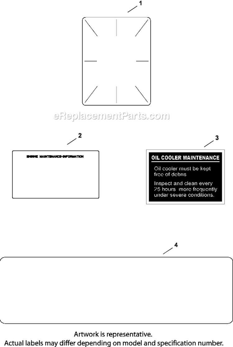Page E Diagram and Parts List for CV23-75562  Kohler Engine