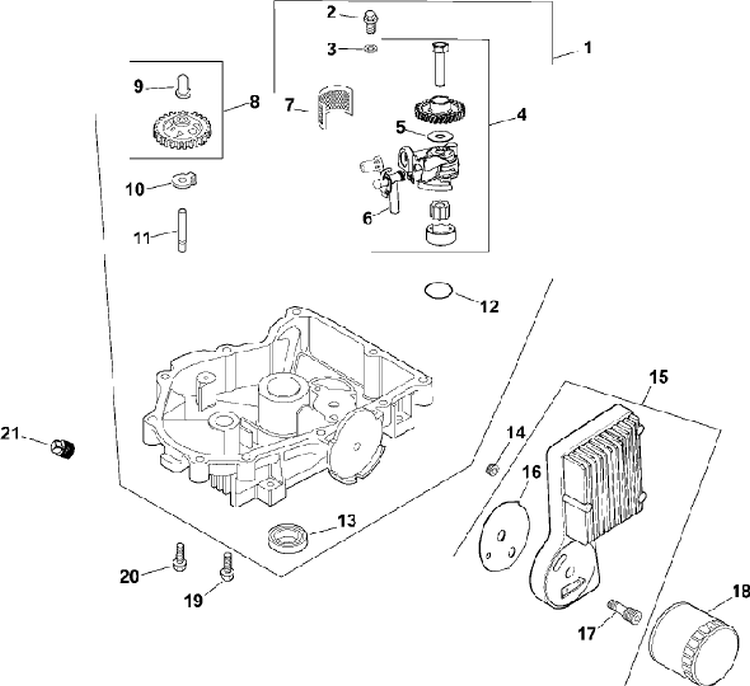 Page K Diagram and Parts List for CV23-75565  Kohler Engine
