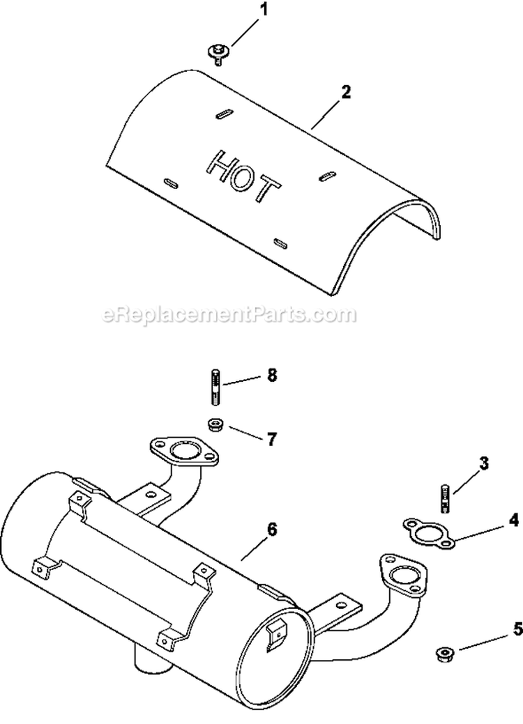 Page G Diagram and Parts List for CV23-75573  Kohler Engine