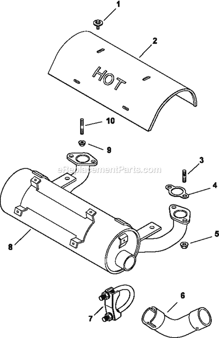 Page G Diagram and Parts List for CV23-75613  Kohler Engine