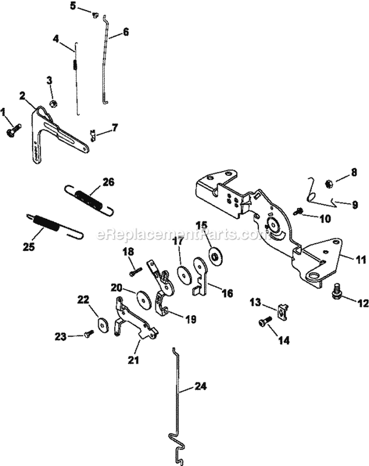 Page F Diagram and Parts List for CV23-75620  Kohler Engine