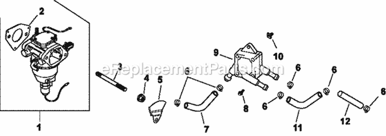 Page I Diagram and Parts List for CV25-69508  Kohler Engine