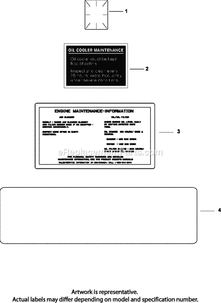 Page E Diagram and Parts List for CV25-69532  Kohler Engine