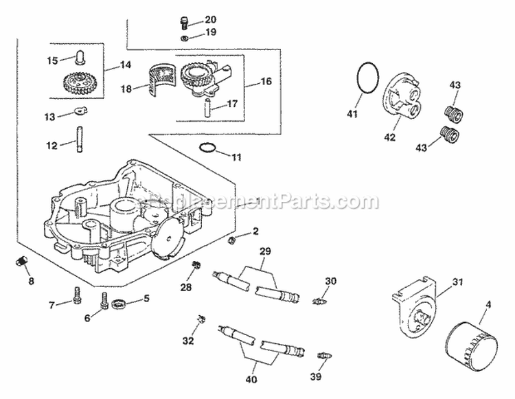 Page Q Diagram and Parts List for CV22-67510  Kohler Engine