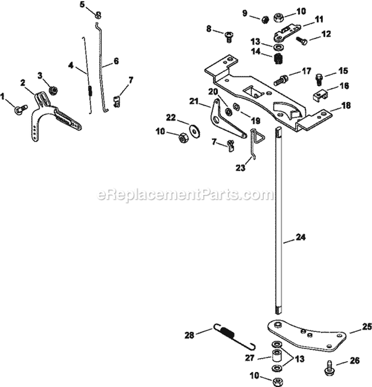 Page F Diagram and Parts List for CV25-69540  Kohler Engine